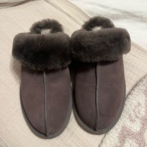 Ugg Scuffette slipper; size 10; thundercloud color way. Never worn